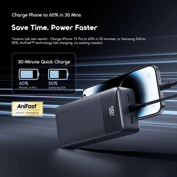 Oraimo PowerNova Q31 OPB-7300Q 22.5W 30000mAh Power Bank