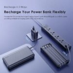 Oraimo Traveler Link 20 OPB-P5201 20,000mAh power bank with 4 built in charging & recharging cables