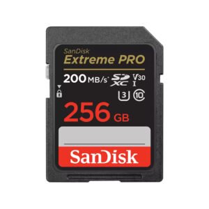 SanDisk Extreme Pro UHS I 256GB SD Card