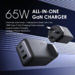 oraimo HyperGaN 65 65W GaN Wall Charger Kit with 100W CC Cable OCW-7652U-116CC
