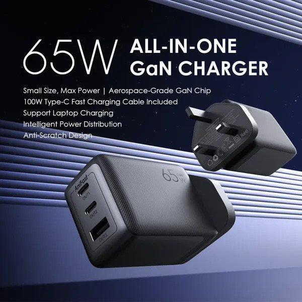oraimo HyperGaN 65 65W GaN Wall Charger Kit 2