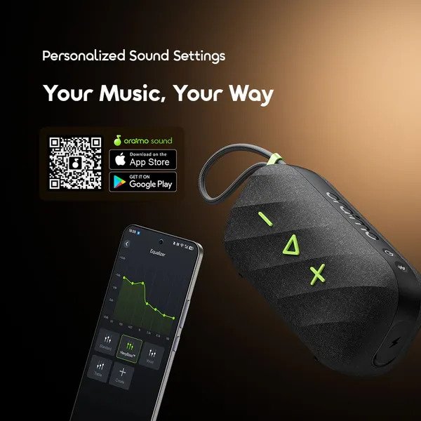 oraimo SpaceBox Active 25W Portable Speaker with FM Radio & Custom EQ OBS-680