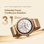 oraimo Watch Muse 1.32 Inch AMOLED IP68 Smart Watch OSW-831N