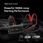 oraimo power Spark 1500A 12V Car Jump Starter with 10,000mAh Power bank