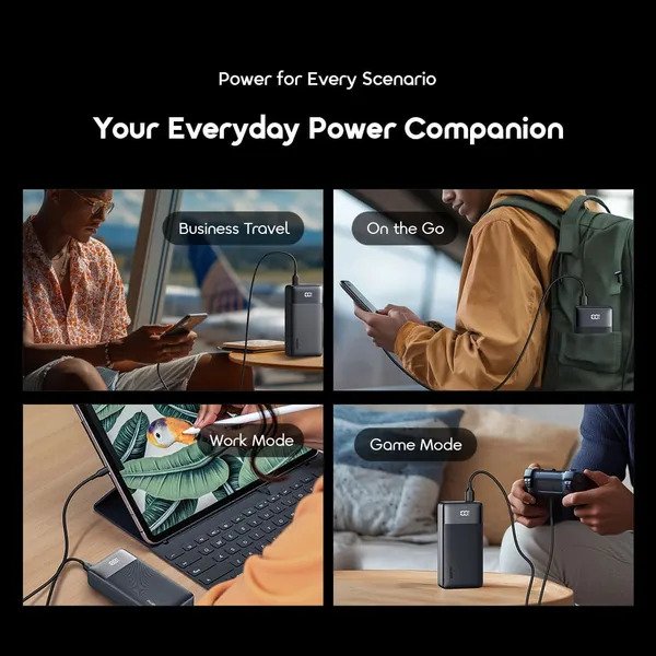 Oraimo PowerNova Q21 OPB-7200Q 22.5W 20,000mAh Fast Power Bank with smart digital display