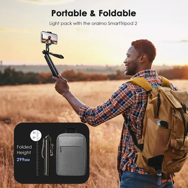 oraimo tripod 2 OLS-201A 360° Tripod Gimbal Stabilizer