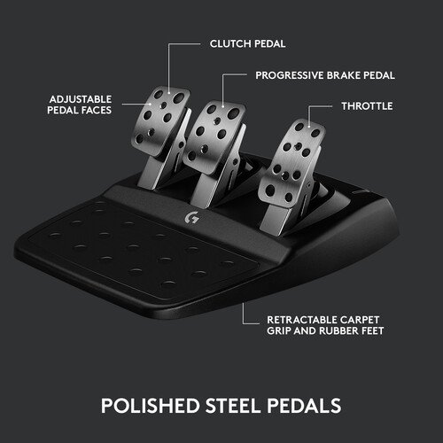 Logitech G G923 TRUEFORCE Sim Racing Wheel and Pedals for PC, Xbox X|S & Xbox One