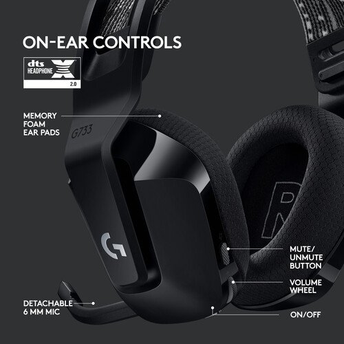 Logitech G G733 Lightspeed Wireless RGB Gaming Headset Lapymania 2