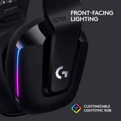 Logitech G G733 Lightspeed Wireless RGB Gaming Headset