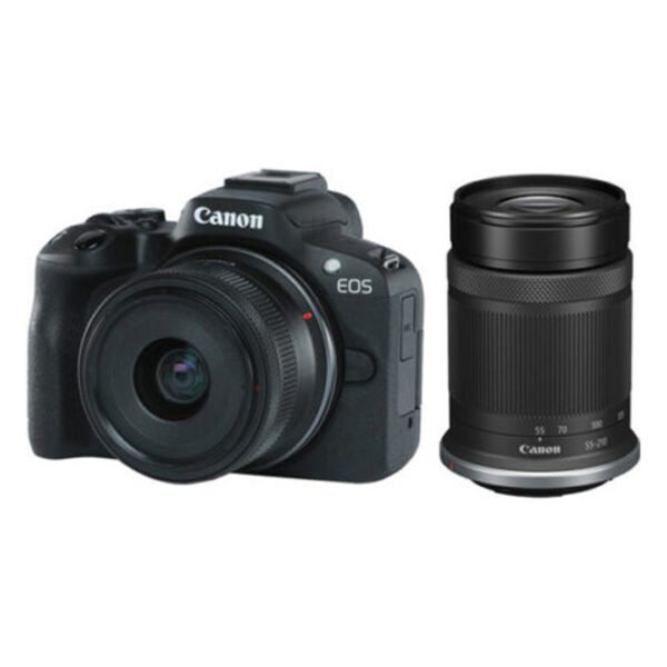 Canon EOS R50 RF-S 18-45mm and 55-210mm
