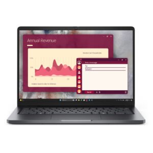 Dell Pro 14 PC14250 Core i5 120U 16gb RAM 512gb SSD 14” Ubuntu Platinum Fingerprint reader