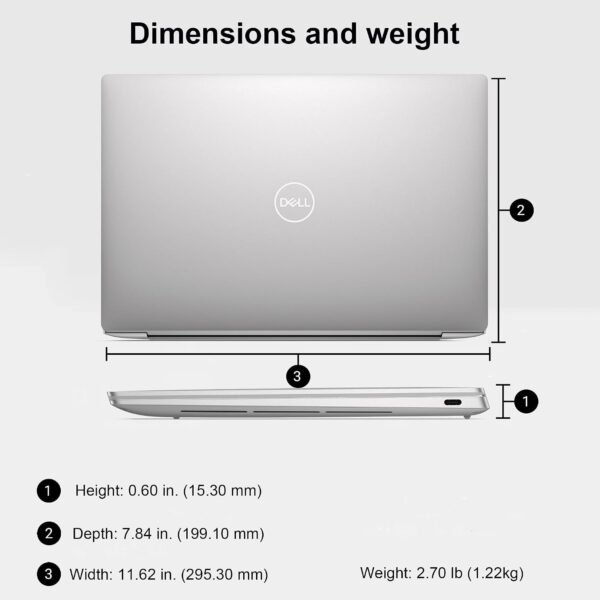 Dell XPS 9350 Core Ultra 7 256V 16gb RAM 1Tb SSD 13.4" FHD Platinum