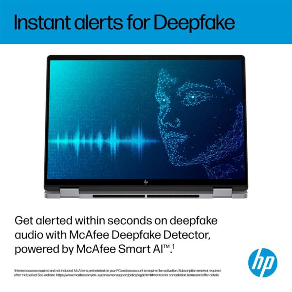 HP OmniBook X Flip 14-FM0047NR  Core Ultra 7 256V 16gb RAM 512gb SSD 14” 2K Touchscreen 8gb Intel®️ Arc™️ 140V GPU  Windows 11 Home