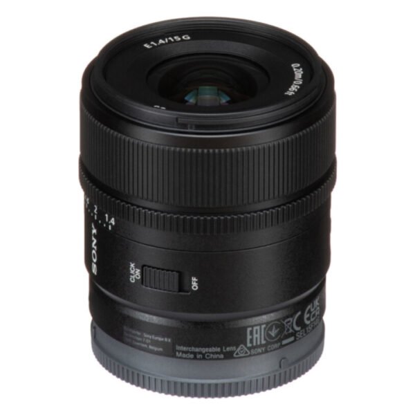 Sony E 15mm f/1.4 G Lens