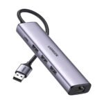 UGREEN CM475 USB 3.0-to 3*USB HUB + Gigabit Converter