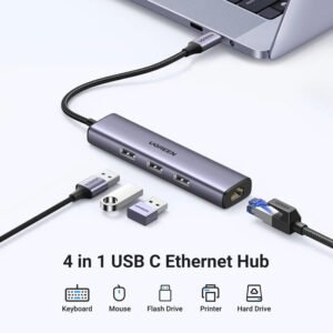 UGREEN CM475 USB 3.0-to 3USB HUB + Gigabit Converter Kenya 2
