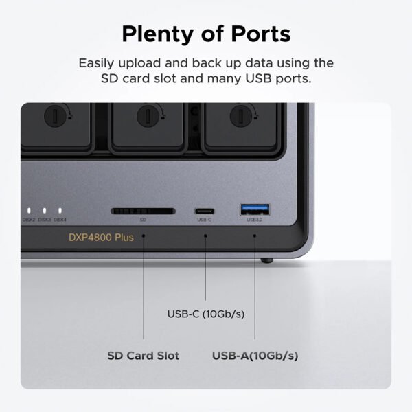 UGREEN CM752 DPXP4800 4 Bay High performance desktop NAS