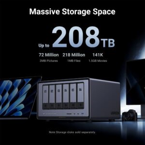 UGREEN CM752 DPXP6800 Pro 6 Bay High performance desktop NAS Kenya 2