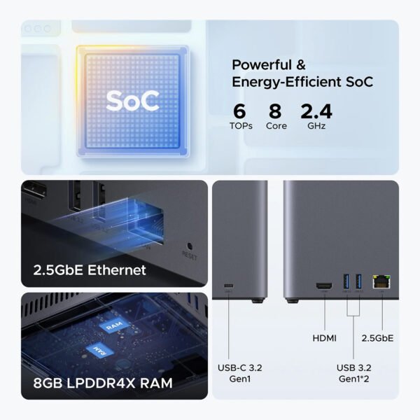 UGREEN  DH4300 Plus 4-Bay Desktop NAS