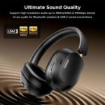 UGREEN HP203 HiTune Max5c Over-ear Bluetooth Headphone with Adaptive Noise Cancelling-White