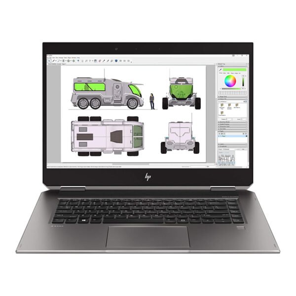 Hp ZBook Studio G5 x360 Core i7 8th gen 16gb RAM 512gb SSD 4gb NVIDIA P2000 graphics 15 Inch Touchscreen
