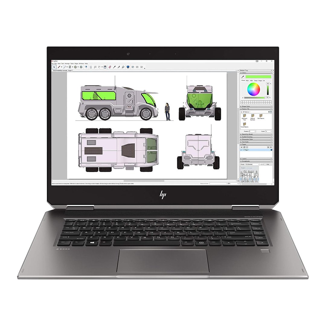 Hp ZBook Studio G5 x360 Core i7 8th gen 16gb RAM 512gb SSD 4gb NVIDIA P2000 graphics 15 Inch Touchscreen