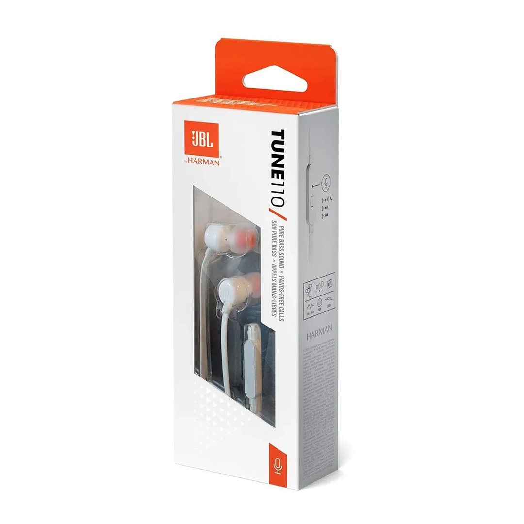 JBL Tune 110 Earphones White Kenya 1