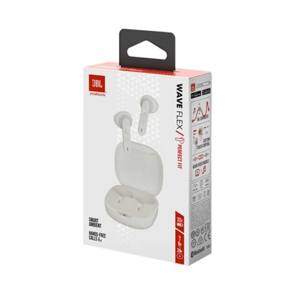 JBL WAVE FLEX wireless Earbuds white