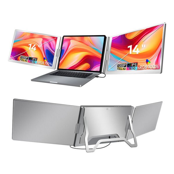 Portable Tripple Monitor 14 Inch